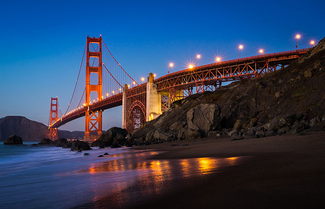 San-Fransiskoda "Golden Gate" körpüsü