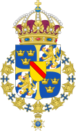 Greater coat of arms of Queen Victoria (Sweden).svg