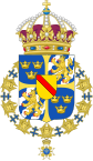 Greater coat of arms of Queen Victoria (Sweden).svg