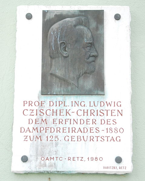 File:GuentherZ 2013-06-22 0292 Retz Hauptplatz Gedenktafel Ludwig Czischek-Christen.JPG