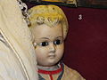 ;Wax over composite 1880 doll