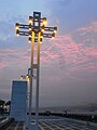 HK Sai Ying Pun Dr Sun Yat-Sen Memorial Park lamp evening sky July-2012.JPG