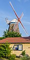 * Nomination Smock mill in Handorf (Lower Saxony), built in 1868/69, view from northwest --F. Riedelio 10:17, 26 December 2021 (UTC) * Promotion  Support Good quality. --Ermell 10:29, 26 December 2021 (UTC)