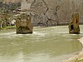 Die Reste der artukidischen Brücke