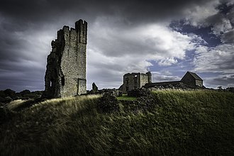 Überreste von Hemsley Castle