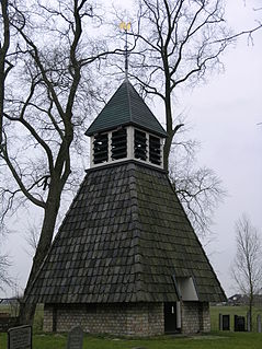 Hinnaard Village in Friesland, Netherlands