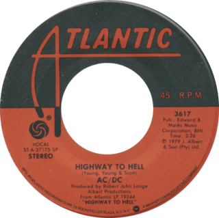 Highway to Hell (song) Song by AC/DC