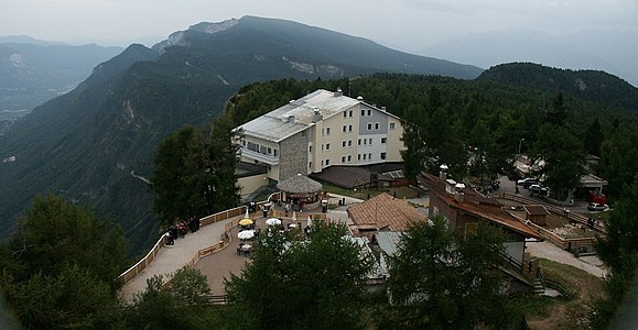 a view from mountain Penegal to Roen, lower mountain Göller