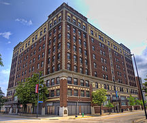 Historic Hotel Northland in Green Bay, Wisconsin.
