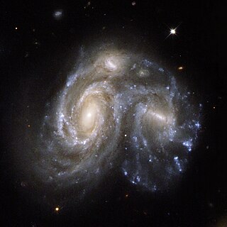 <span class="mw-page-title-main">Arp 272</span> Two interacting galaxies in the constellation Hercules