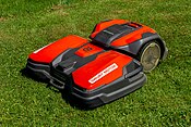 Husqvarna CEORA professional robotic lawn mower at Brastad Arena 4.jpg