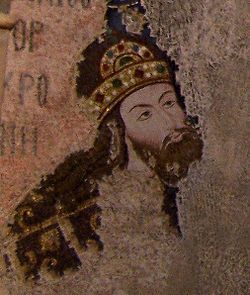 Исаак Комнин на мозаике в монастыре Хора