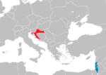 Miniatuur voor Bestand:Israel-Croatia locator.png