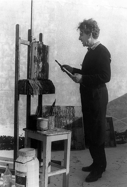 File:Jacob Wexler at his studio (1). 1962.jpg