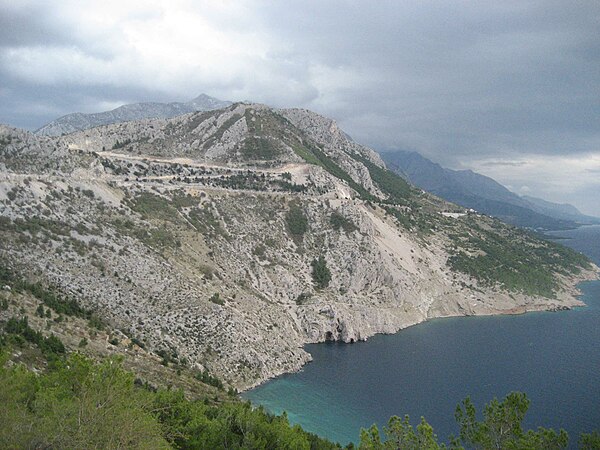 Adriatic Highway near Makarska