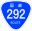 Japanese National Route Sign 0292.svg