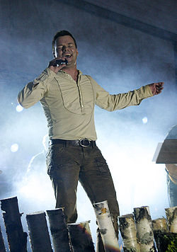 Jari Sillanpää Vihreät Niityt -musiikkitapahtumassa vuonna 2007.