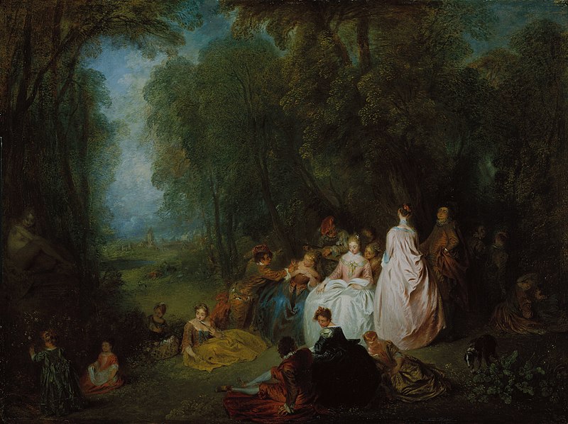 File:Jean Antoine Watteau - Fête champêtre (Pastoral Gathering) - 1954.295 - Art Institute of Chicago.jpg