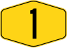 Federal Route 1 shield}}