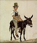 Johan Christian Dahl - Boy on a Donkey - NG.M.03470 - National Museum of Art, Architecture and Design.jpg