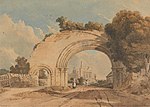 Byland Abbey, Yorkshire, 1808