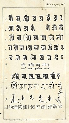 om hum padme mani mantra writing wikipedia meaning chinese p1