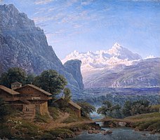 Karl Friedrich Schinkel "Pilk Mont Blancile"