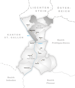 Maienfeld - Localizazion