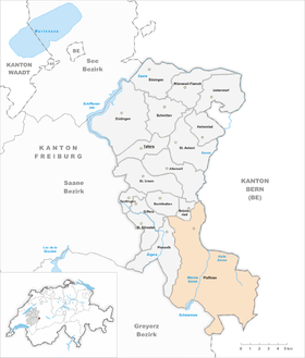 Map of Plaffeien