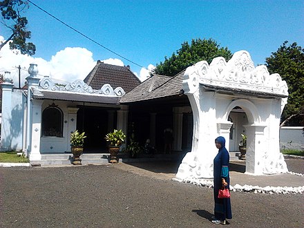 Kasepuhan sultan palace in Cirebon.