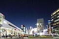 夜の吉祥寺駅北口駅前広場