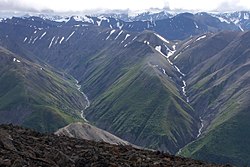 A mountain range