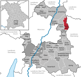 Kirchheim bei München - Localizazion