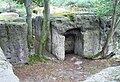 Čeština: Zbytky hradu Pustý zámek nedaleko Zakšína v okrese Česká Lípa English: Ruins of castle named Pustý zámek near Zakšín in Česká Lípa District