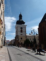 Bell tower of the Holy Trinity Church in Krosno