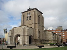 La iglesia de la Antigua, situada en el populoso barrio de Gamonal