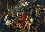 『東方三博士の礼拝』1609年 プラド美術館所蔵