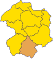 Lage der Stadt Bad Wünnenberg im Kreis Paderborn