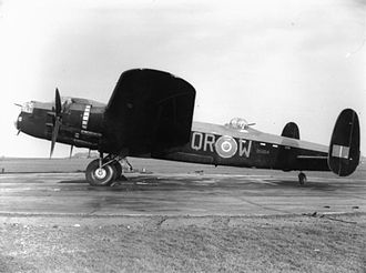 Lancaster Mark II of 61 Squadron at RAF Syerston Lancaster Mark II at RAF Syerston WWII IWM ATP 12118C.jpg