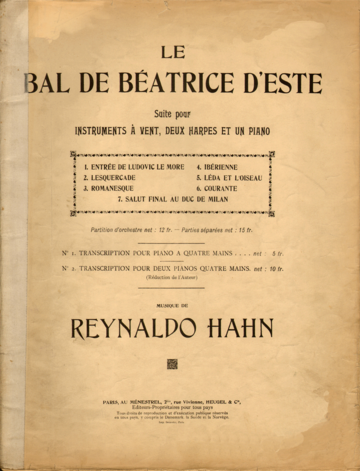 Le Bal de Béatrice d'Este