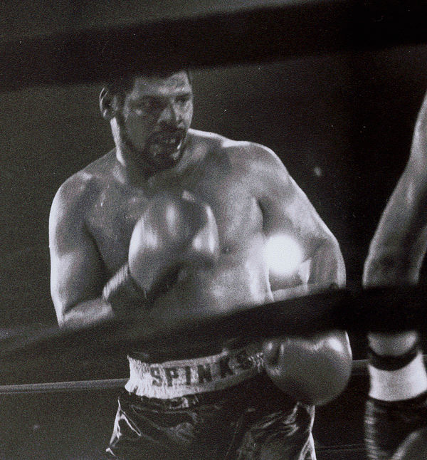 Spinks during his final victory held at the "Little Bit of Texas" in St. Louis