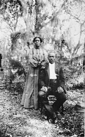 Lewis and Irene Colson, the first black settlers in Sarasota who, in 1884, assisted in surveying the Town of Sarasota Lewis and Irene Colson.jpg