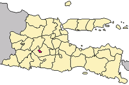 Kota Kediri de Indonesische provincie Oost-Java