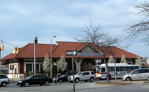 The restored 1909-built Long Beach Station