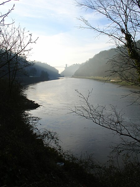 File:Looking towards the Suspension Bridge - geograph.org.uk - 331246.jpg