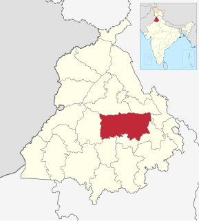 Ludhiana district District of Punjab in India