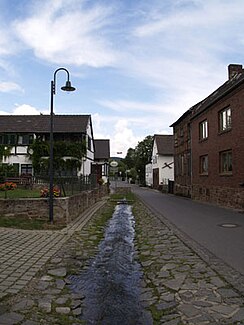 View towards the mouth of the Rur