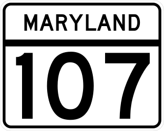 <span class="mw-page-title-main">Maryland Route 107</span> State highway in Montgomery County, Maryland, US