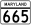 MD Route 665.svg