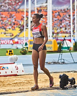 Malaika Mihambo (2013 World Championships in Athletics) 02.jpg